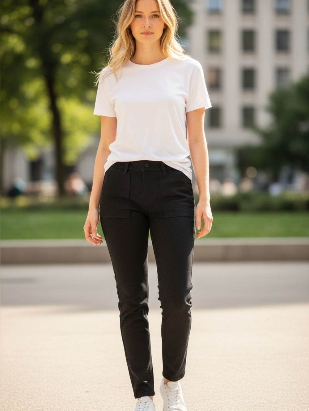 Sanctuary (28) Admiral Skinny Utility Jeans Black